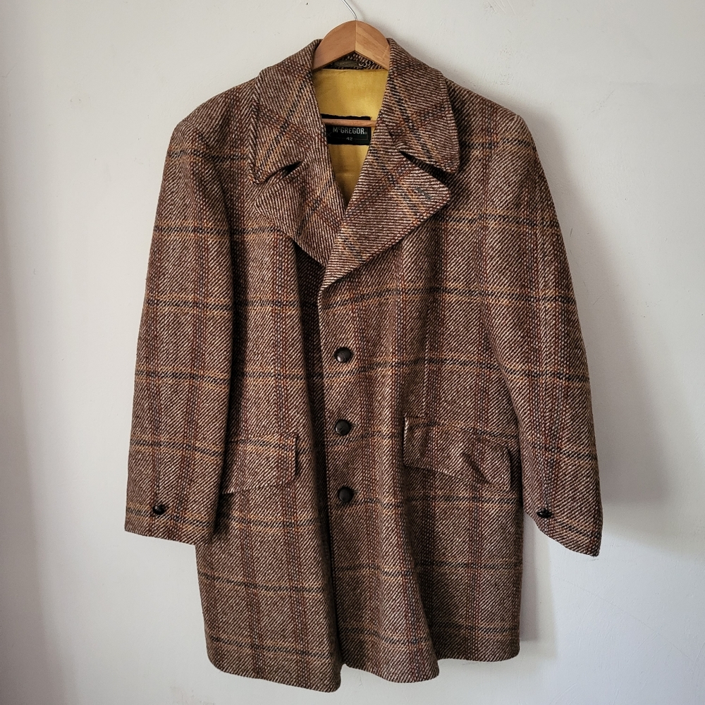 Vintage McGregor Tweed Top Coat